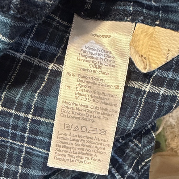 Madewell Navy Checkered Shirt - Picture 8 of 8